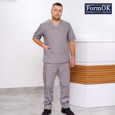 Чоловічий медичний костюм Онуфрій білий