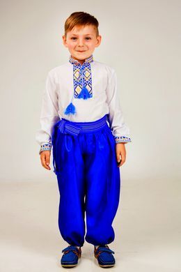 Шаровари сині і червоні