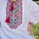 Дитяча вишиванка для хлопчиків "Максим" з Червоною вишивкою