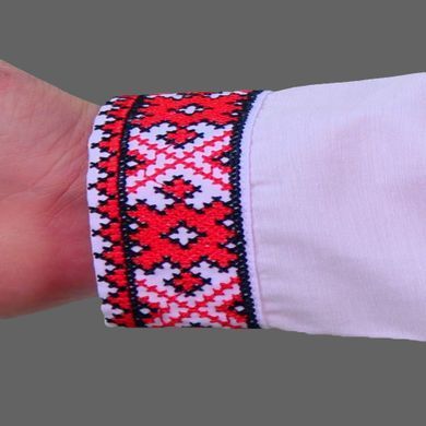 Вишиванка дитяча для хлопчика "Орест" з Червоною вишивкою