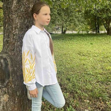 Подростковая вышитая блуза "Ева"