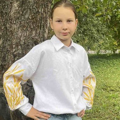 Подростковая вышитая блуза "Ева"