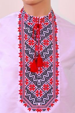 Чоловіча вишиванка "Микола" (червона вишивка), 42